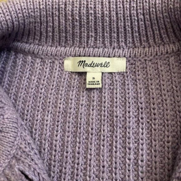 Madewell Ribbed Polo Cardigan Sweater - Picture 6 of 9